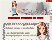 Tablet Screenshot of katsartistry.com